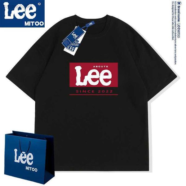 men's t-shirts lee mitoo summer new short sleeve loose cotton neck couple e70f 0vc7, White;black
men's t-shirts lee mitoo summer new short sleeve loose cotton neck couple e70f 0vc7, White;black