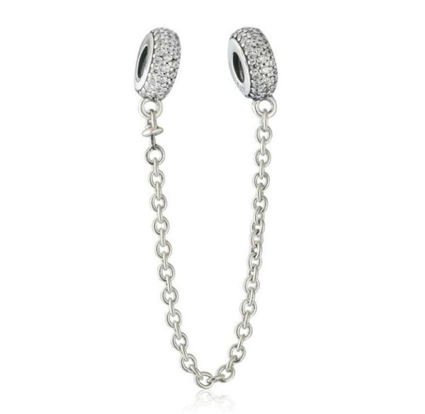 authentic 925 sterling silver sparkling crystal pave inspiration safety chain beads for diy brand bracelets jewelry accessories2292868, Black
authentic 925 sterling silver sparkling crystal pave inspiration safety chain beads for diy brand bracelets jewelry accessories2292868, Black