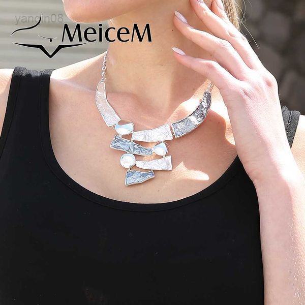 pendant necklaces meicem new in fashion woman luxury large neck women's necklace set vintage decoration necklaces pendants for women 20, Silver
pendant necklaces meicem new in fashion woman luxury large neck women's necklace set vintage decoration necklaces pendants for women 20, Silver