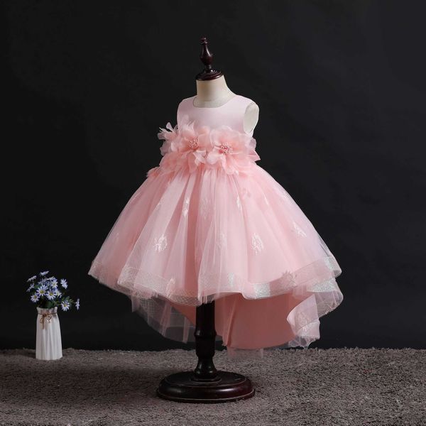 girl's dresses flower girl dresses trailing princess evening party bridesmaid child girl dress white pink vestido infantil menina 3-10, Red;yellow
girl's dresses flower girl dresses trailing princess evening party bridesmaid child girl dress white pink vestido infantil menina 3-10, Red;yellow