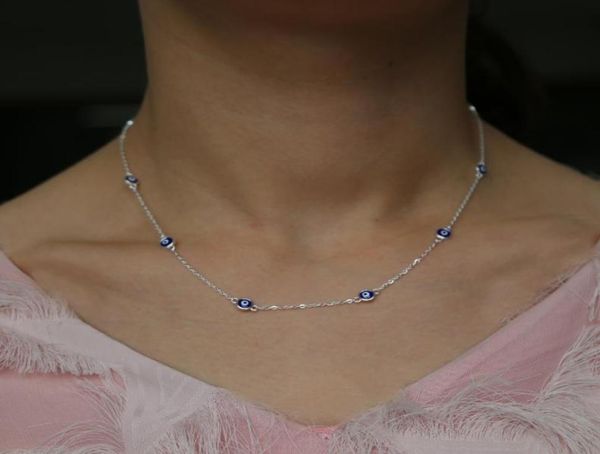 genuine 925 sterling silver necklace turkey round enamel evil eye necklaces for woman chain jewelry 20181178902
genuine 925 sterling silver necklace turkey round enamel evil eye necklaces for woman chain jewelry 20181178902