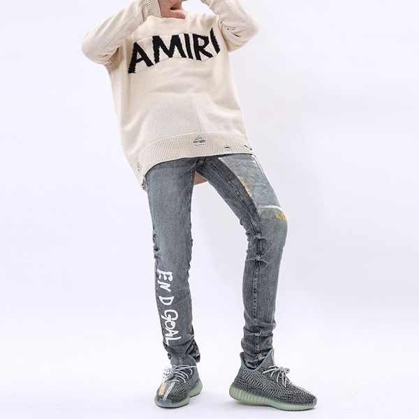 mens designer jeans loewe jeans ripped skinny cowboy pant jeans stacked jeans men mens pants trousers biker embroidery ripped for trend cott, Blue
mens designer jeans loewe jeans ripped skinny cowboy pant jeans stacked jeans men mens pants trousers biker embroidery ripped for trend cott, Blue
