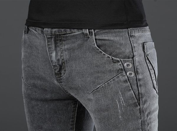 new men streetwear vintage gray slim fit jeans trousers male simple style cotton casual straight denim pants cx2007278007811, Blue
new men streetwear vintage gray slim fit jeans trousers male simple style cotton casual straight denim pants cx2007278007811, Blue
