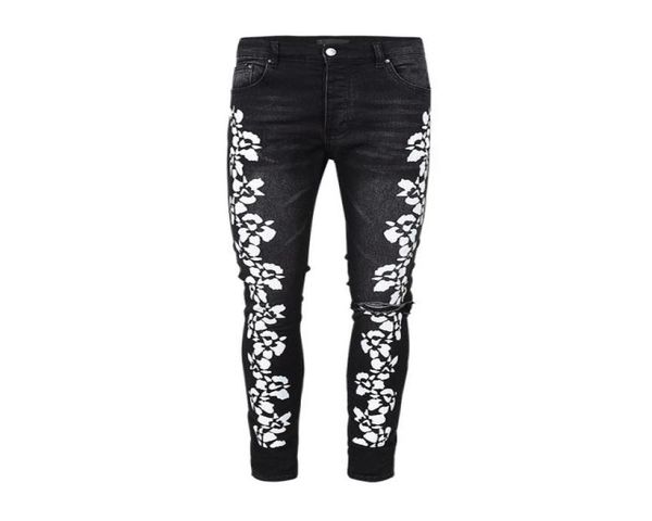 man jeans black flower print skinny vintage mens hip hop high street denim fit straight leg with hole stretch summer 2022 pants ca9535764, Blue
man jeans black flower print skinny vintage mens hip hop high street denim fit straight leg with hole stretch summer 2022 pants ca9535764, Blue