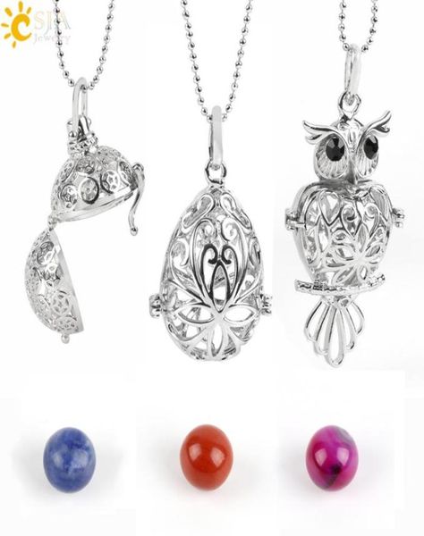 csja necklace locket pendant essential oil diffuser perfume necklaces with gemstone bead aromatherapy healing jewellery diy making9601173, Silver
csja necklace locket pendant essential oil diffuser perfume necklaces with gemstone bead aromatherapy healing jewellery diy making9601173, Silver