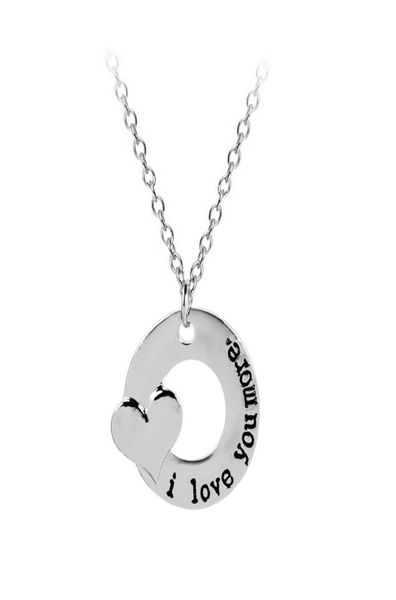 i love you more heart pendant necklace circle lover jewelry for women men valentine gift8281112, Silver
i love you more heart pendant necklace circle lover jewelry for women men valentine gift8281112, Silver