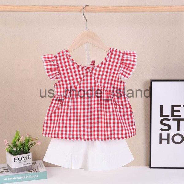 clothing sets clothing sets summer fashion sweet children's petal sleeve t-shirt shorts 2pcs/sets plaid kids suit baby girl 0-5yearsclo, White
clothing sets clothing sets summer fashion sweet children's petal sleeve t-shirt shorts 2pcs/sets plaid kids suit baby girl 0-5yearsclo, White