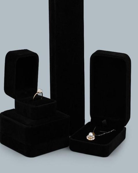 square shape velvet jewelry packaging holder black color box for pendant necklace bracelets ring earring boxes decor2430353, Black;white
square shape velvet jewelry packaging holder black color box for pendant necklace bracelets ring earring boxes decor2430353, Black;white