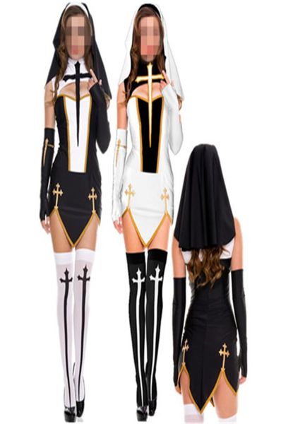nun costume women white cosplay dress with black hood for halloween sister cosplay party costume8893517
nun costume women white cosplay dress with black hood for halloween sister cosplay party costume8893517