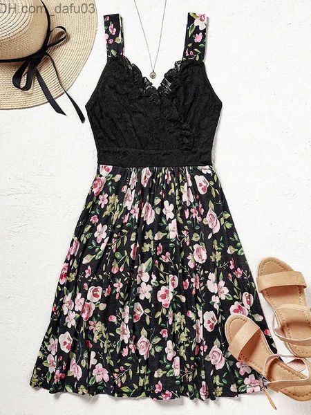 urban dresses women's floral stitching a-line pleated lace stitching open front mini dress 2023 summer v-neck office women's casua, White;black
urban dresses women's floral stitching a-line pleated lace stitching open front mini dress 2023 summer v-neck office women's casua, White;black