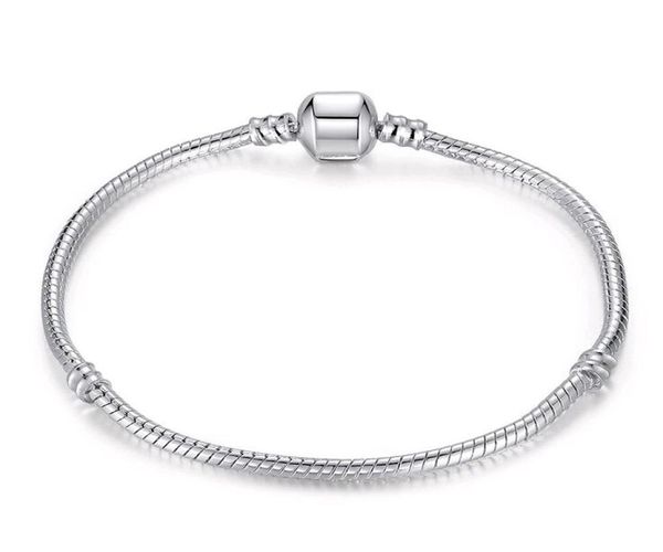 925 sterling silver snake chain bracelet for european clasp charm bead bangle bracelets mix size 17cm21cm whole5125064, Black
925 sterling silver snake chain bracelet for european clasp charm bead bangle bracelets mix size 17cm21cm whole5125064, Black