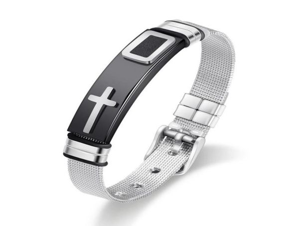 believe gold jesus cross bracelet bangle stainless steel pin buckle watch bands wristband bracelets for men fashion jewelry6266174, Black
believe gold jesus cross bracelet bangle stainless steel pin buckle watch bands wristband bracelets for men fashion jewelry6266174, Black