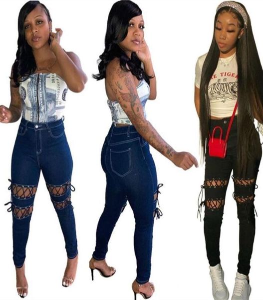 women039s jeans high waist pencil women stretch hollow out lace up ripped denim pants boyfriend korea trousers 20216036398, Blue
women039s jeans high waist pencil women stretch hollow out lace up ripped denim pants boyfriend korea trousers 20216036398, Blue