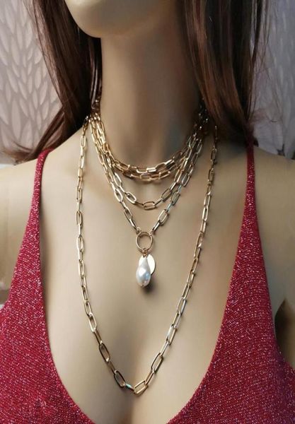 personality geometric baroque necklace female retro punk multilayer chain chains2428716, Silver
personality geometric baroque necklace female retro punk multilayer chain chains2428716, Silver