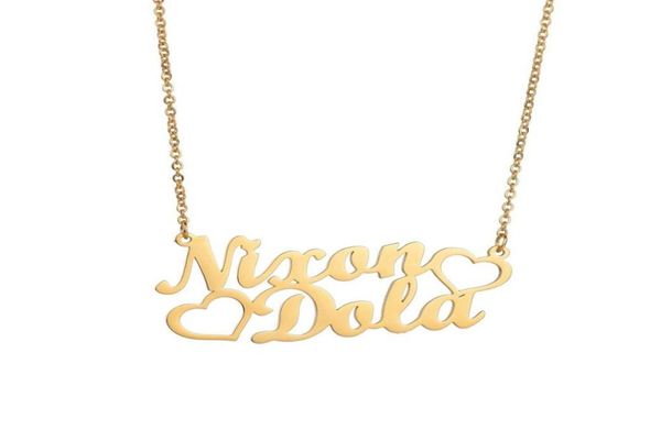fashion custom stainless steel 2 name heart necklace for women personalized letter gold7527601, Silver
fashion custom stainless steel 2 name heart necklace for women personalized letter gold7527601, Silver