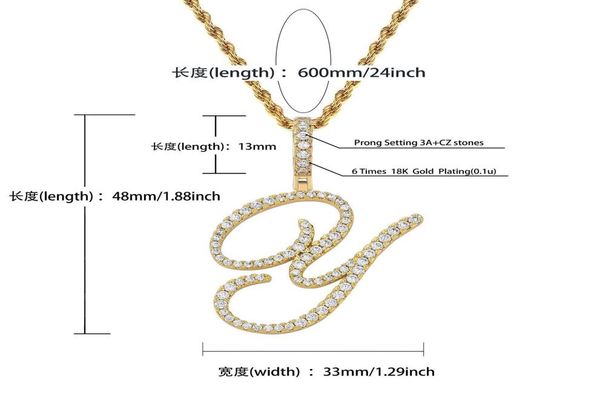 az cursive letters name necklace iced out cubic zircon initial letter pendant charm ins fashion hip hop statement jewelry for men3657835, Silver
az cursive letters name necklace iced out cubic zircon initial letter pendant charm ins fashion hip hop statement jewelry for men3657835, Silver