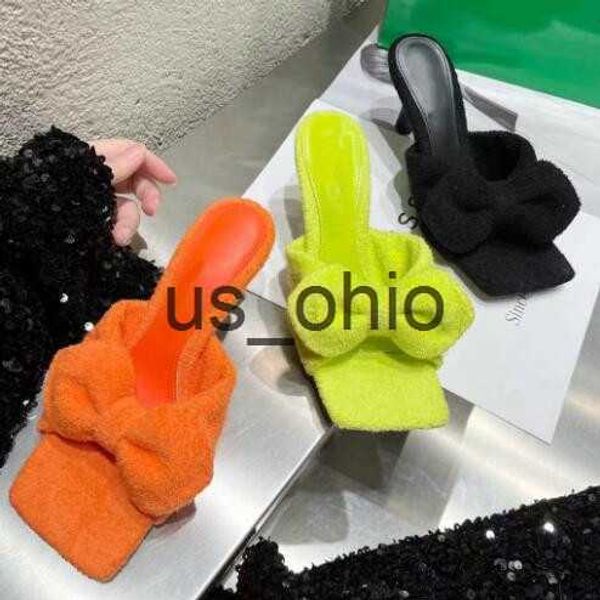 slippers 2022 luxury new candy color terry cloth highheeled sandals women's bow girls square head oneword slippers women j230712, Black
slippers 2022 luxury new candy color terry cloth highheeled sandals women's bow girls square head oneword slippers women j230712, Black
