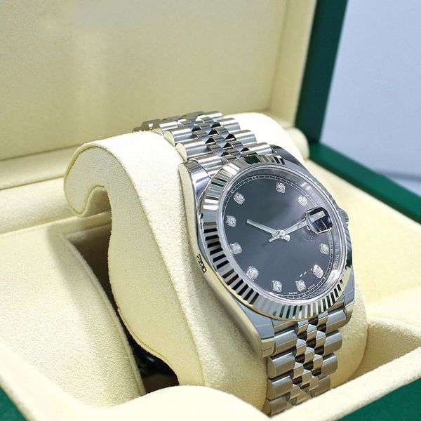 126334 41mm jubilee black dial luxury diamond bp factory 3235 automatic movement watch original box, Slivery;brown
126334 41mm jubilee black dial luxury diamond bp factory 3235 automatic movement watch original box, Slivery;brown