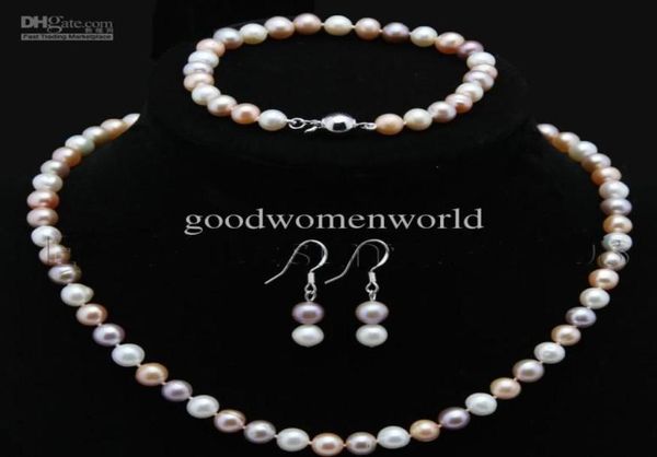 pearl jewelry set 78mm multicolor cultured akoya pearl necklace 1718inches bracelets 775inches earrings61907052906611, Black
pearl jewelry set 78mm multicolor cultured akoya pearl necklace 1718inches bracelets 775inches earrings61907052906611, Black