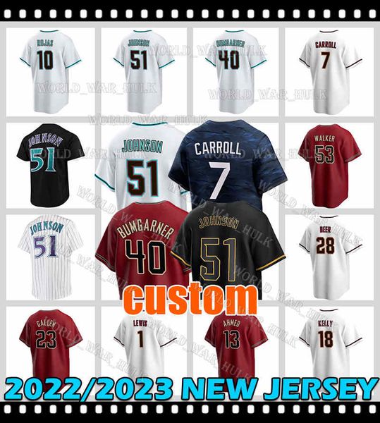 51 randy johnson jersey 7 corbin carroll baseball christian walker diamondbacks zac gallen seth beer caleb smith carson kelly lourdes gurrie, Blue;black
51 randy johnson jersey 7 corbin carroll baseball christian walker diamondbacks zac gallen seth beer caleb smith carson kelly lourdes gurrie, Blue;black