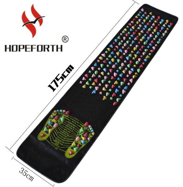 reflexology walk stone foot acupoint massager leg massager pain relieve health care acupressure mat pad 175cmx35cm6616590
reflexology walk stone foot acupoint massager leg massager pain relieve health care acupressure mat pad 175cmx35cm6616590