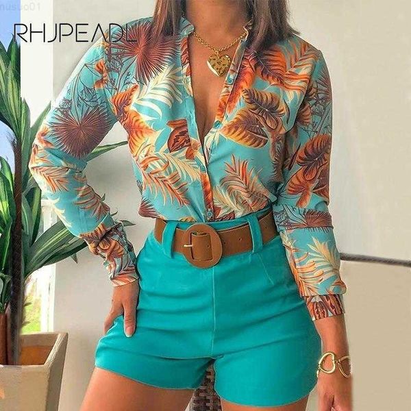 women's blouses shirts elegant office lady sets women long sleeve floral printed tie knot blouse and shorts 2 piece set casual spring s, White
women's blouses shirts elegant office lady sets women long sleeve floral printed tie knot blouse and shorts 2 piece set casual spring s, White