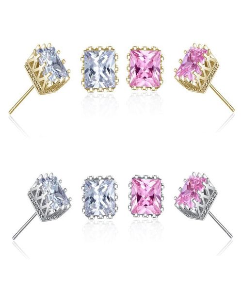 whole gold plated square zircon crown stud earrings fashion party jewelry engagement gift for women mixed colors 1728199, Golden;silver
whole gold plated square zircon crown stud earrings fashion party jewelry engagement gift for women mixed colors 1728199, Golden;silver
