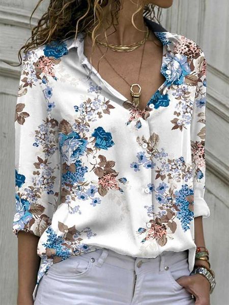women's blouses shirts print blouses for women 2022 fashion turn-down collar long sleeve elegant casual blouse lady office work shirts, White
women's blouses shirts print blouses for women 2022 fashion turn-down collar long sleeve elegant casual blouse lady office work shirts, White
