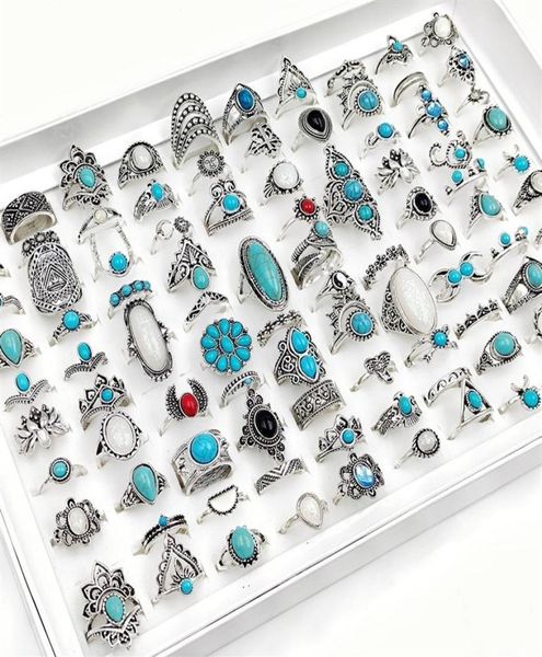 band rings 50 100pcss lot vintage boho blue stone turquoise for women whole mix styles ethnic finger ring set jewelry party gifts 5058926, Silver
band rings 50 100pcss lot vintage boho blue stone turquoise for women whole mix styles ethnic finger ring set jewelry party gifts 5058926, Silver