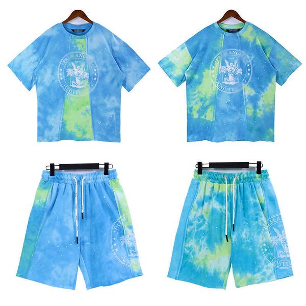palm angels palm angel 23ss summer new tie dye hand painted loose fashion men's shorts set, White;black
palm angels palm angel 23ss summer new tie dye hand painted loose fashion men's shorts set, White;black