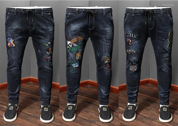 men039s jeans everyday 2022 four seasons models all year round elastic band waist embroidery youth men039s trousers1775046, Blue
men039s jeans everyday 2022 four seasons models all year round elastic band waist embroidery youth men039s trousers1775046, Blue