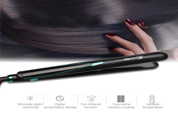 hair straughtener fast warmup flat iron negative ion ceramic tourmaline ionic hair straighten curling iron corrugation cx2007216462496, Black
hair straughtener fast warmup flat iron negative ion ceramic tourmaline ionic hair straighten curling iron corrugation cx2007216462496, Black