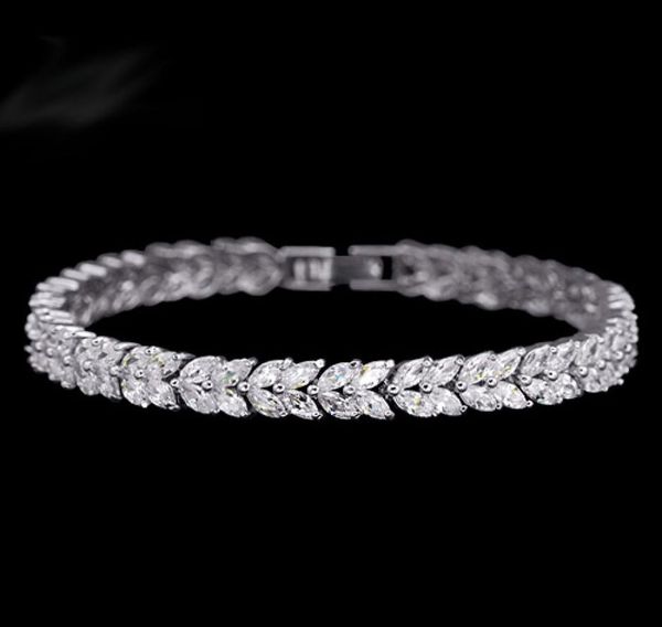 latest wheat design tennis bracelet bangle for women female bracelet bangle with marquise cut cubic zirconia stone9304042, Black
latest wheat design tennis bracelet bangle for women female bracelet bangle with marquise cut cubic zirconia stone9304042, Black