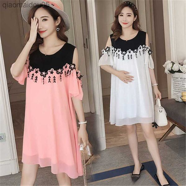 maternity dress for women summer dress casual loose charming short sleeve lace dress o neck mini dresses sundress white l230712
maternity dress for women summer dress casual loose charming short sleeve lace dress o neck mini dresses sundress white l230712