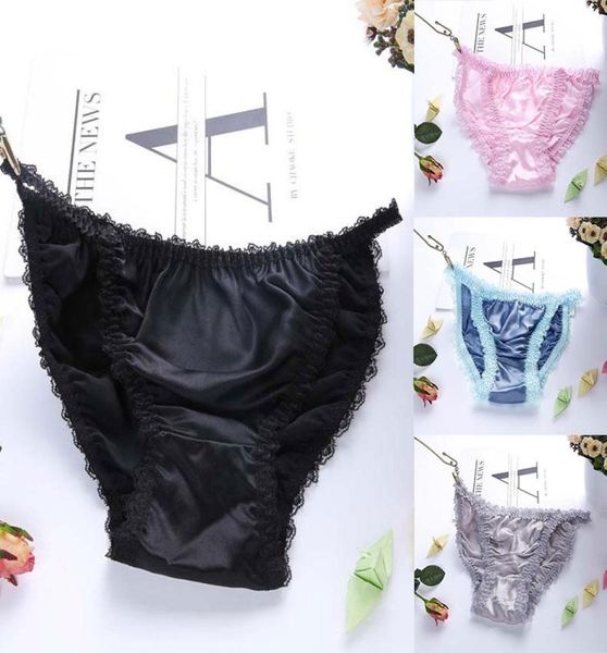 women039s panties woman silk seamless satin briefs underpants lady039s lace edge knickers underwear solid color 20213985431, Black;pink
women039s panties woman silk seamless satin briefs underpants lady039s lace edge knickers underwear solid color 20213985431, Black;pink