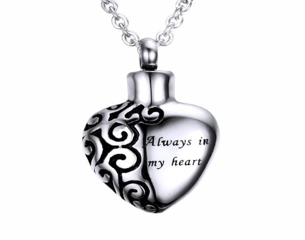 stainless steel openable heart cremation urn pendant ashes urn necklaces always in my heart letter pendant keepsake memorial ash u3286606, Silver
stainless steel openable heart cremation urn pendant ashes urn necklaces always in my heart letter pendant keepsake memorial ash u3286606, Silver