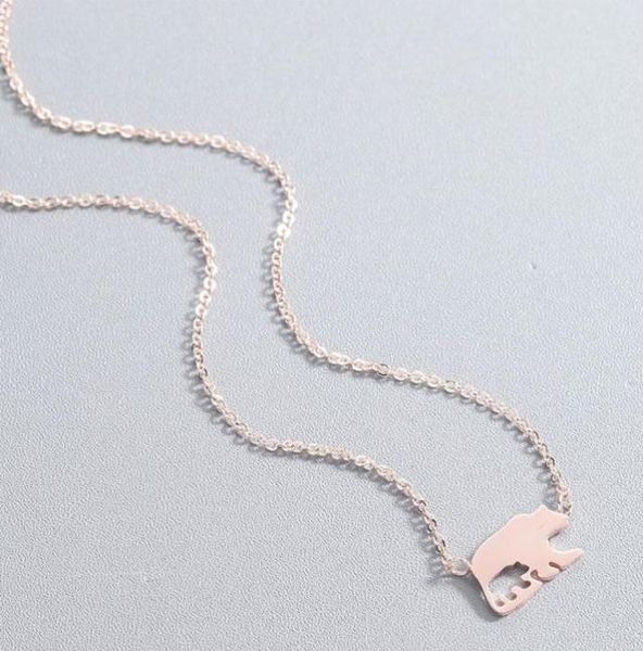 necklace women stainless steel simple polar bear choker chain necklace steel fashion rose gold boho jewelry on the neck3184980, Silver
necklace women stainless steel simple polar bear choker chain necklace steel fashion rose gold boho jewelry on the neck3184980, Silver