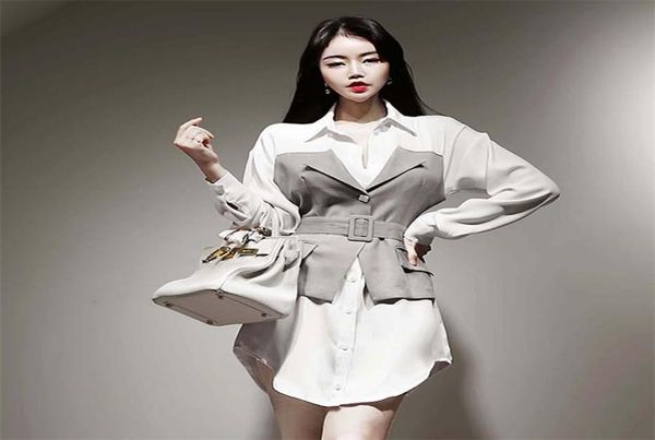 shirt blazer dress for women summer long sleeve korea notched ladies ol office formal mini dresses 2106027300592, Black;gray
shirt blazer dress for women summer long sleeve korea notched ladies ol office formal mini dresses 2106027300592, Black;gray