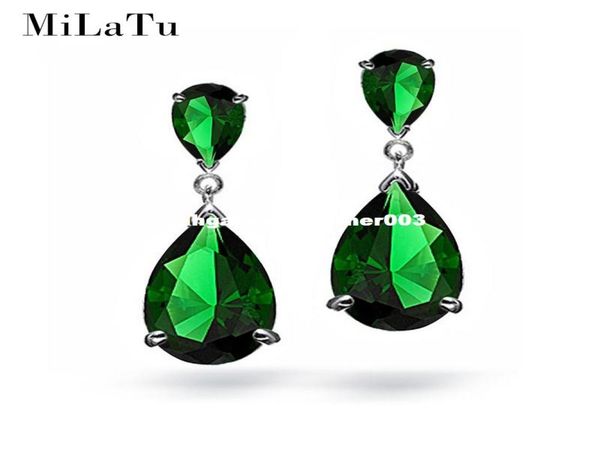 milatu green zirconia drop earrings for women angelina jolie water drop pending earrings women wedding jewlery gift e008tj3960818, Silver
milatu green zirconia drop earrings for women angelina jolie water drop pending earrings women wedding jewlery gift e008tj3960818, Silver