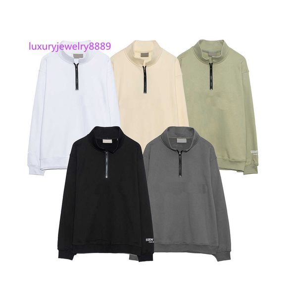 fall/winter half zipper designer hoodie ess warm hooded hoodies sweater suit men womens fashion streetwear pullover sweatshirts loose hoodie, Black
fall/winter half zipper designer hoodie ess warm hooded hoodies sweater suit men womens fashion streetwear pullover sweatshirts loose hoodie, Black