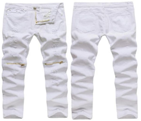 2018 men039s casual zipper decoration hole high elastic slim fashion jeans casual style solid white male skinny trousers6433255, Blue
2018 men039s casual zipper decoration hole high elastic slim fashion jeans casual style solid white male skinny trousers6433255, Blue