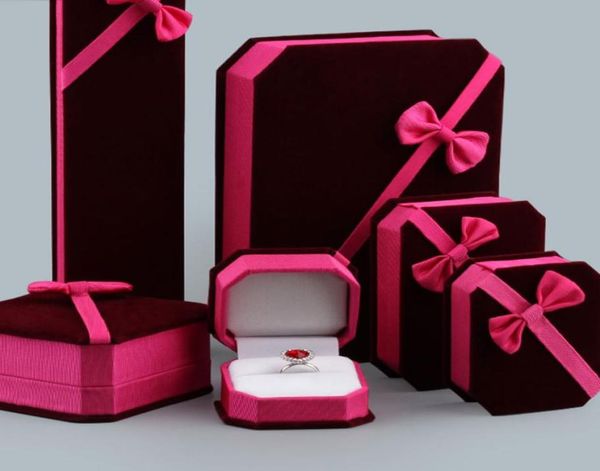velvet bowknot jewelry packaging holder boxes for pendant necklace charm bracelets ring earring bangle display case decor8123530, Black;white
velvet bowknot jewelry packaging holder boxes for pendant necklace charm bracelets ring earring bangle display case decor8123530, Black;white