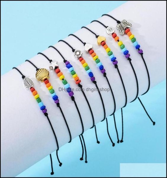 beaded strands bracelets jewelry whole bohemian rainbow pearl shell butterfly bracelet black rope braided knitting handchain a4831866
beaded strands bracelets jewelry whole bohemian rainbow pearl shell butterfly bracelet black rope braided knitting handchain a4831866