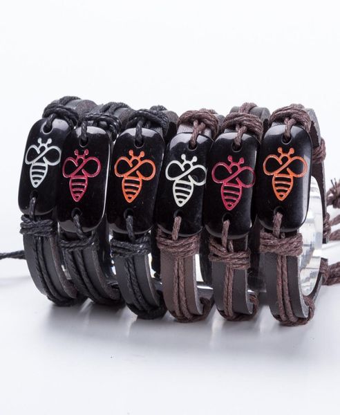 bee leather bracelet popular handmade bracelets for men and women save earth bracelet7464613, Golden;silver
bee leather bracelet popular handmade bracelets for men and women save earth bracelet7464613, Golden;silver