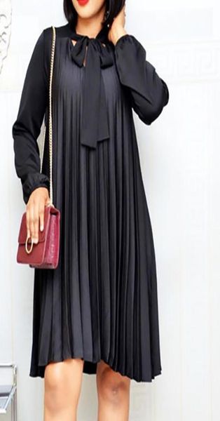 plus size pleated dresses with bowtie long lantern sleeves knee length women fashion summer autumn female african vestidos new mx26054698, Black;pink
plus size pleated dresses with bowtie long lantern sleeves knee length women fashion summer autumn female african vestidos new mx26054698, Black;pink