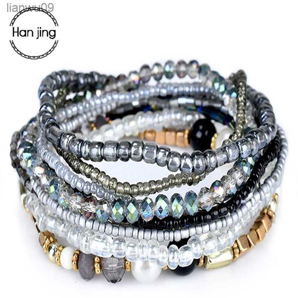 bohemian red multilayer bracelets bangles for women accessories jewelry colorful crystal beads bracelet set pulseras feminina l230704, Black
bohemian red multilayer bracelets bangles for women accessories jewelry colorful crystal beads bracelet set pulseras feminina l230704, Black