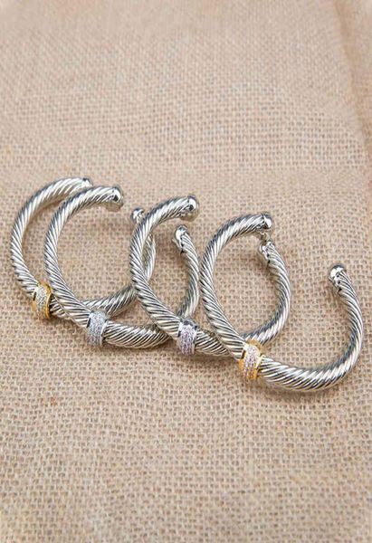 cable jewelry bracelet sliver bangle charm designer classics color fashion bracelets with white and pink zircon 7mm9581593, Black
cable jewelry bracelet sliver bangle charm designer classics color fashion bracelets with white and pink zircon 7mm9581593, Black