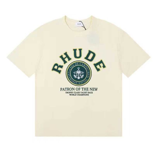 men's women's designer rhude fashion clothing summer hip hop trend brand street circle emblem printed loose top, White;black
men's women's designer rhude fashion clothing summer hip hop trend brand street circle emblem printed loose top, White;black