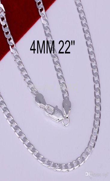 4mm 925 sterling silver plated fashion chain necklaces for men jewelry 16' to 30' lkn0472140871
4mm 925 sterling silver plated fashion chain necklaces for men jewelry 16' to 30' lkn0472140871