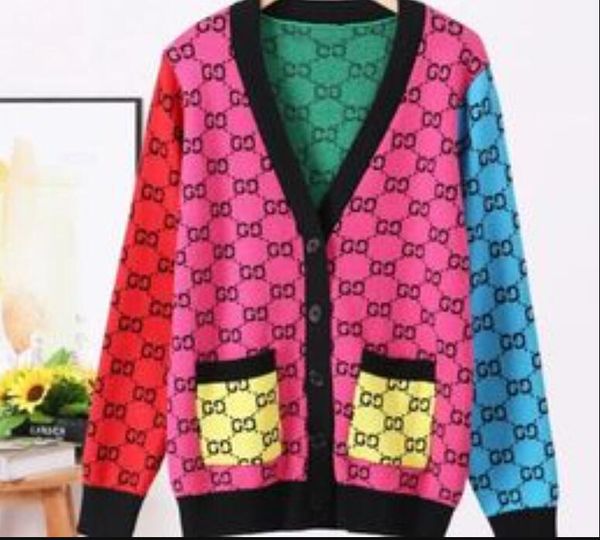 women's sweaters designer cardigan knitted sweater jacket warm embroidery fashion coat lady loose sweaters, White;black
women's sweaters designer cardigan knitted sweater jacket warm embroidery fashion coat lady loose sweaters, White;black
